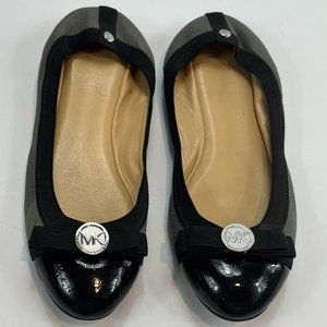 Michael Kors Dixie Leather Ballet Flat